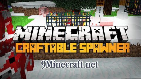 Craftable Spawners Mod 9minecraft Net