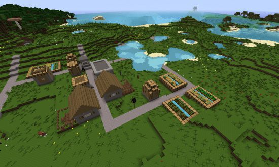 Awesome Village And Crevis Seed 9minecraft Net