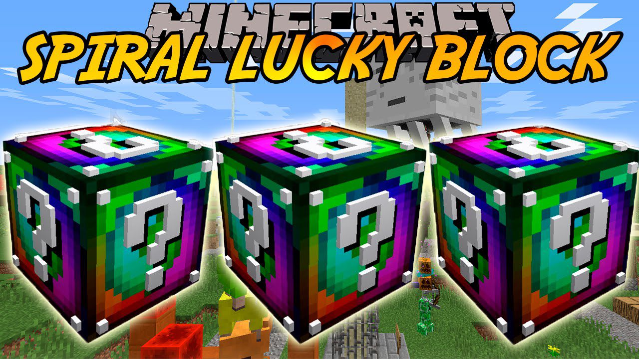 Lucky Block Spiral Mod 1.8.9 - 9Minecraft.Net
