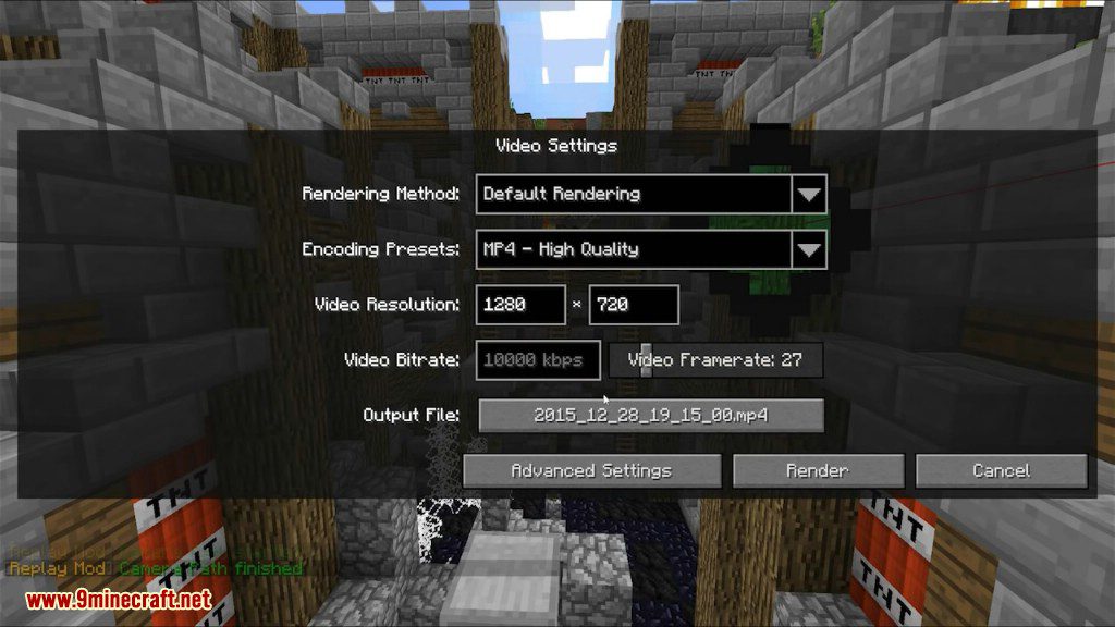 Replay Mod 1 15 2 1 14 4 Record Relive Share Your Experience 9minecraft Net