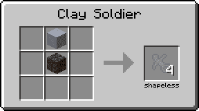 Clay Soldiers Mod Crafting Recipes 1