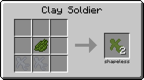 Clay Soldiers Mod Crafting Recipes 3