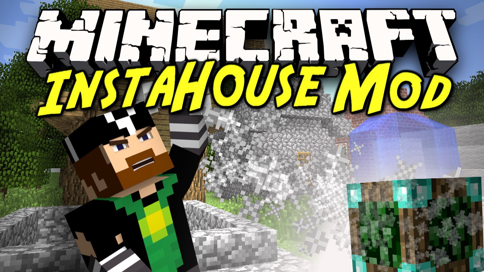 Minecraft Insta House Mod 1.7.10 (Instant Structures) Download