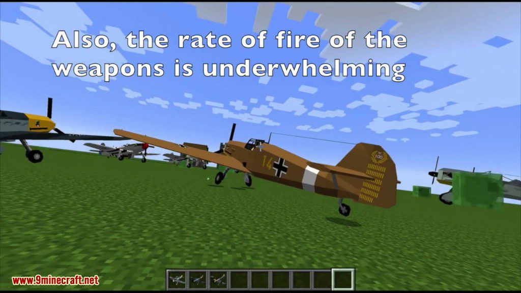 Flan S World War Two Pack Mod 1 12 2 1 7 10 Guns Planes Tanks Cars 9minecraft Net