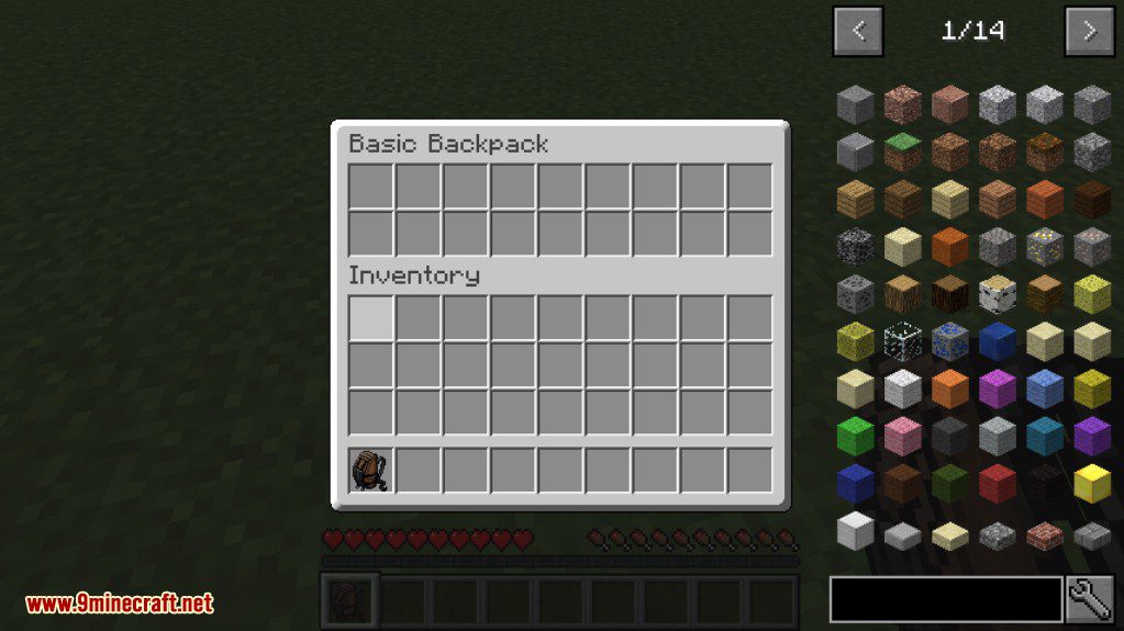 Iron Backpacks Mod 시작하기 3