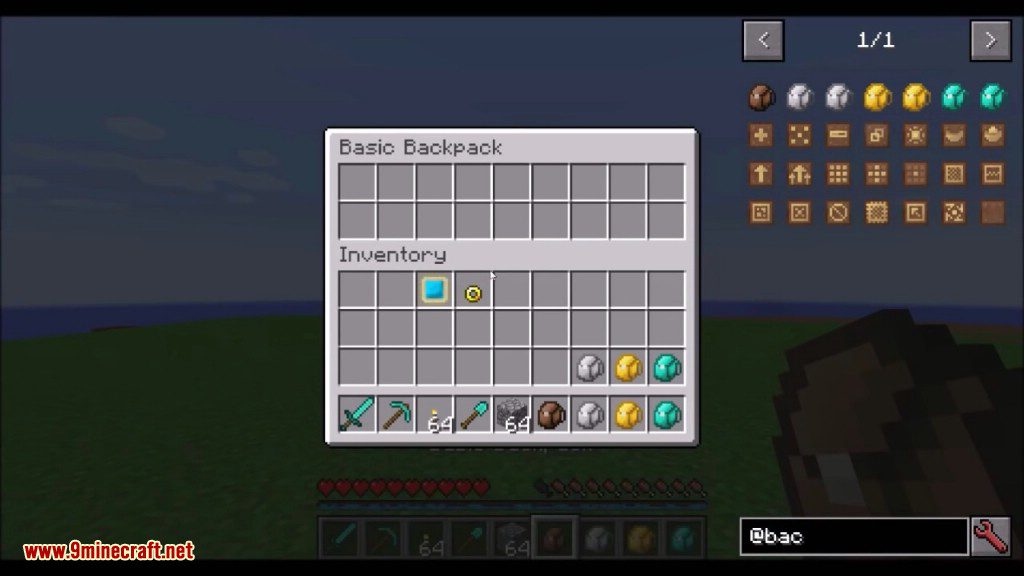 Iron Backpacks Mod 1.12.2/1.11.2 (Crazy Upgrades)