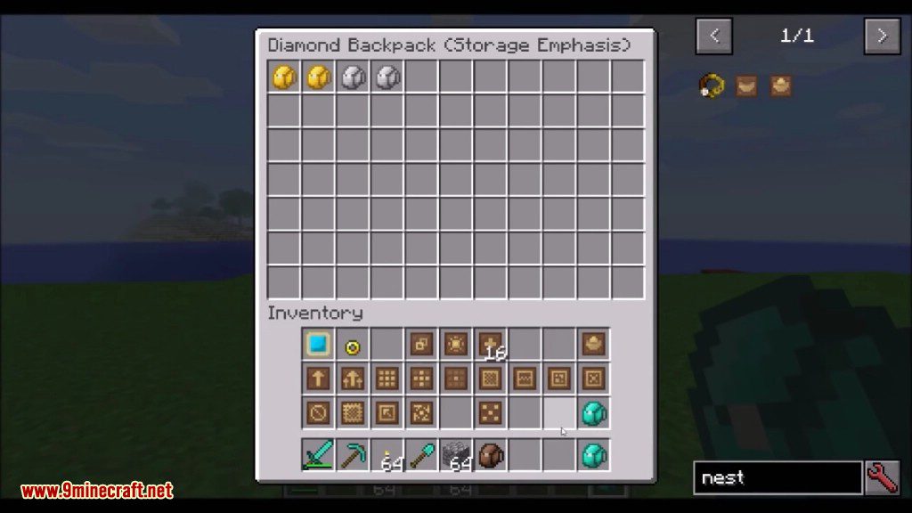 Iron Backpacks Mod 1.12.2/1.11.2 (Crazy Upgrades)