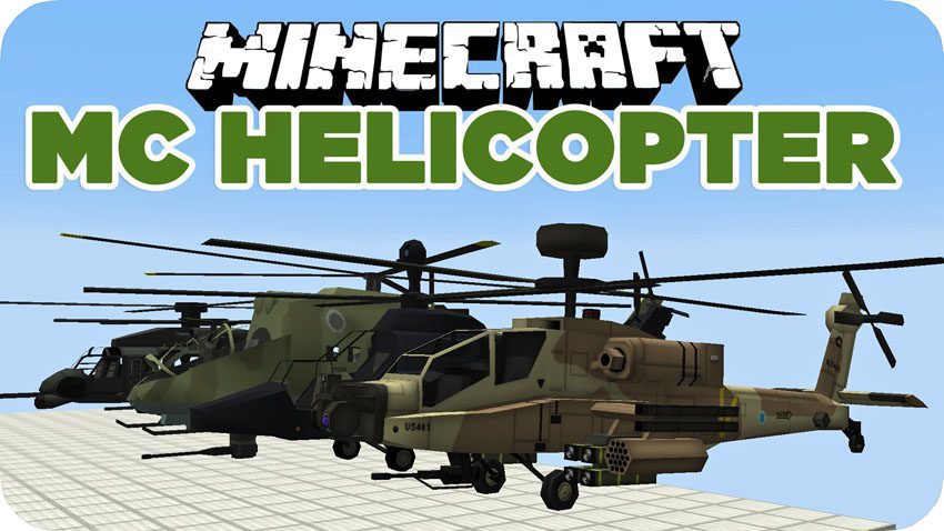 Mc Helicopter Mod 1 7 10 Jets Passenger Planes 9minecraft Net