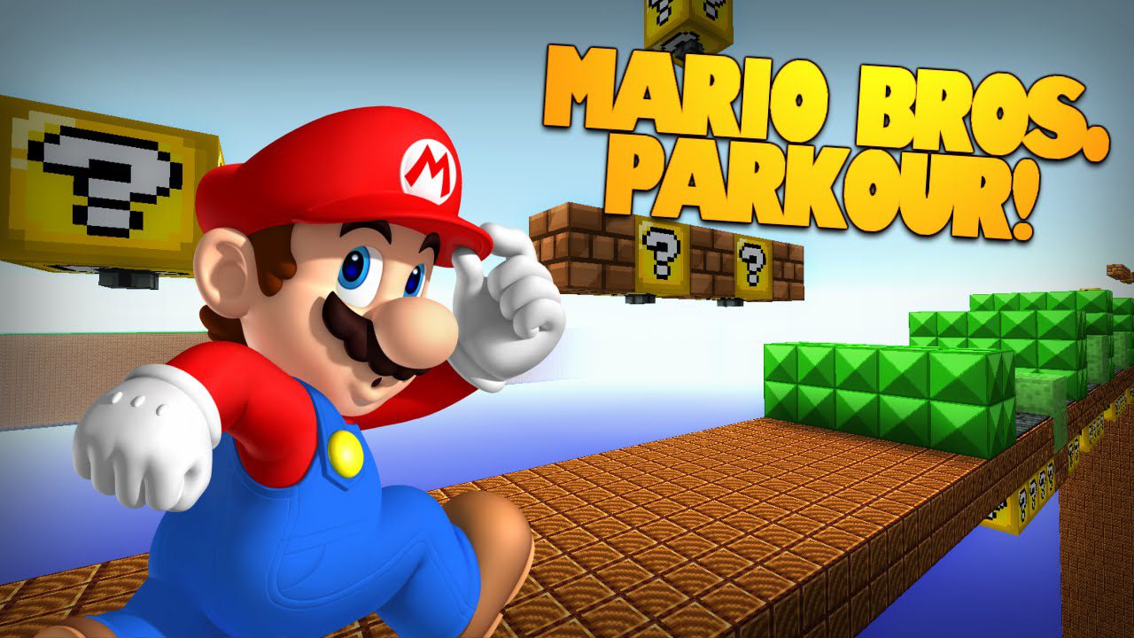 Super Mario Bros. Parkour Map 1.12.2/1.11.2 for Minecraft