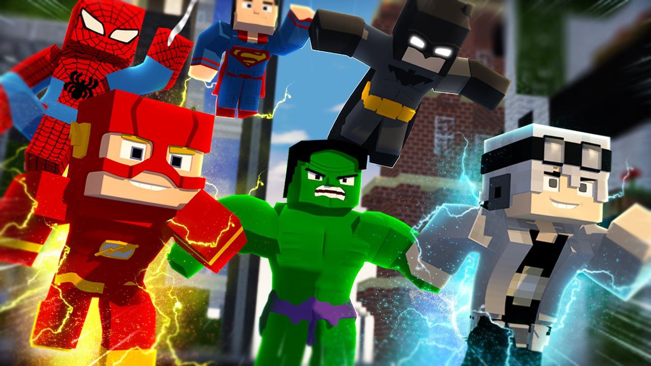 SuperHeroes Unlimited Mod 1.7.10 (Become Marvel Character)
