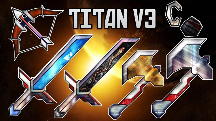 ANIMATED Titan PvP Resource Pack 1.11.2/1.10.2