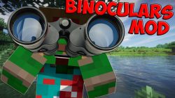 Binocular Mod 1.12/1.11.2 (Zoom in on Things, Nightvision) - 9Minecraft.Net