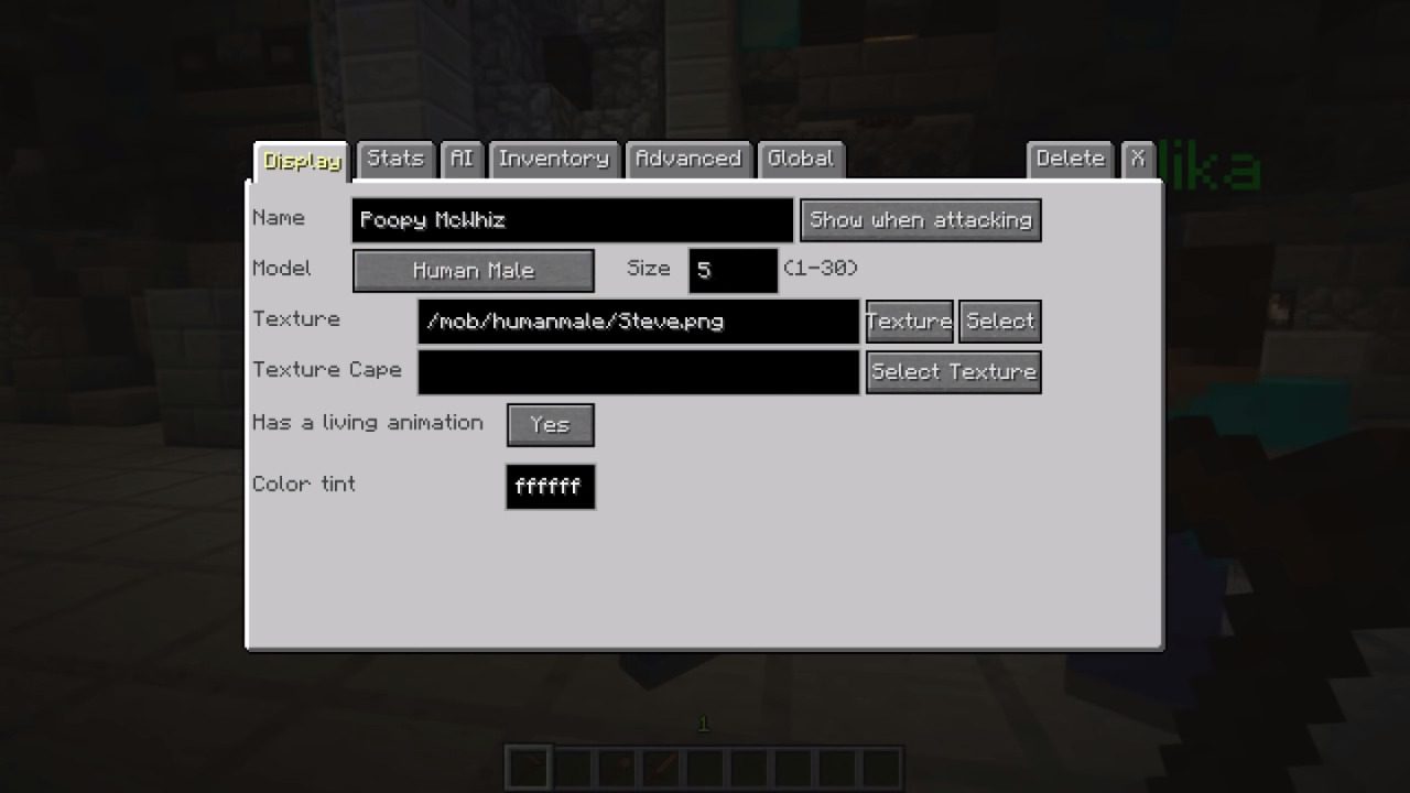 Custom NPCs Mod 1.12.2/1.11.2 (Make Your Own NPCs)