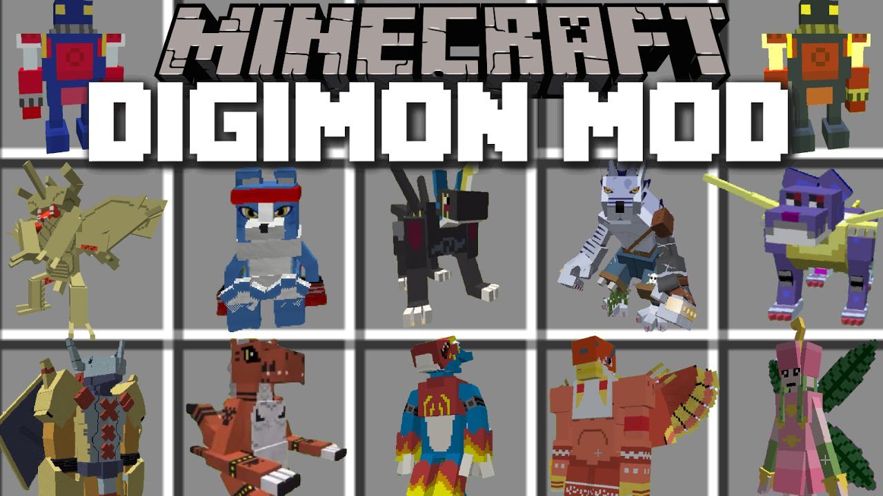 Digimobs Mod 1 12 2 1 11 2 Digimon In Minecraft 9minecraft Net