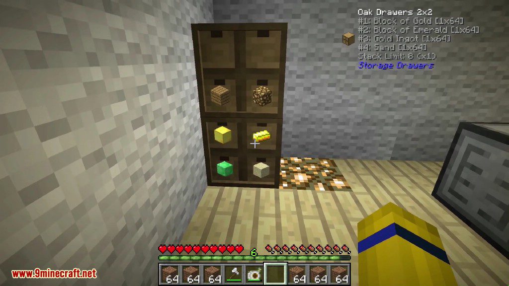 Storage Drawers Mod 1.16.5/1.15.2 (Store Hundreds of Items