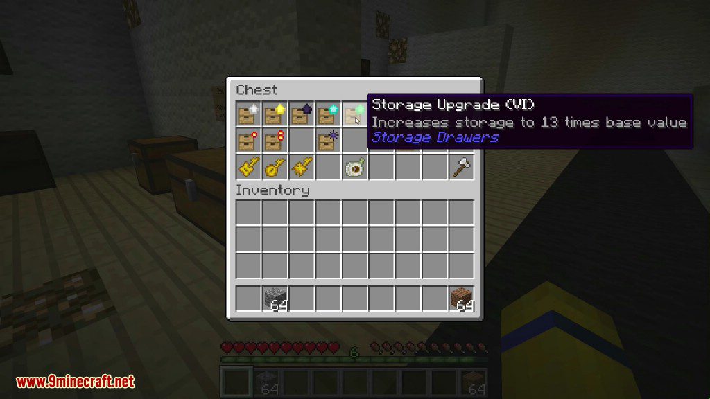 Storage Drawers Mod 1.14.4/1.12.2 (Store Hundreds of Items) MINECRAFT
