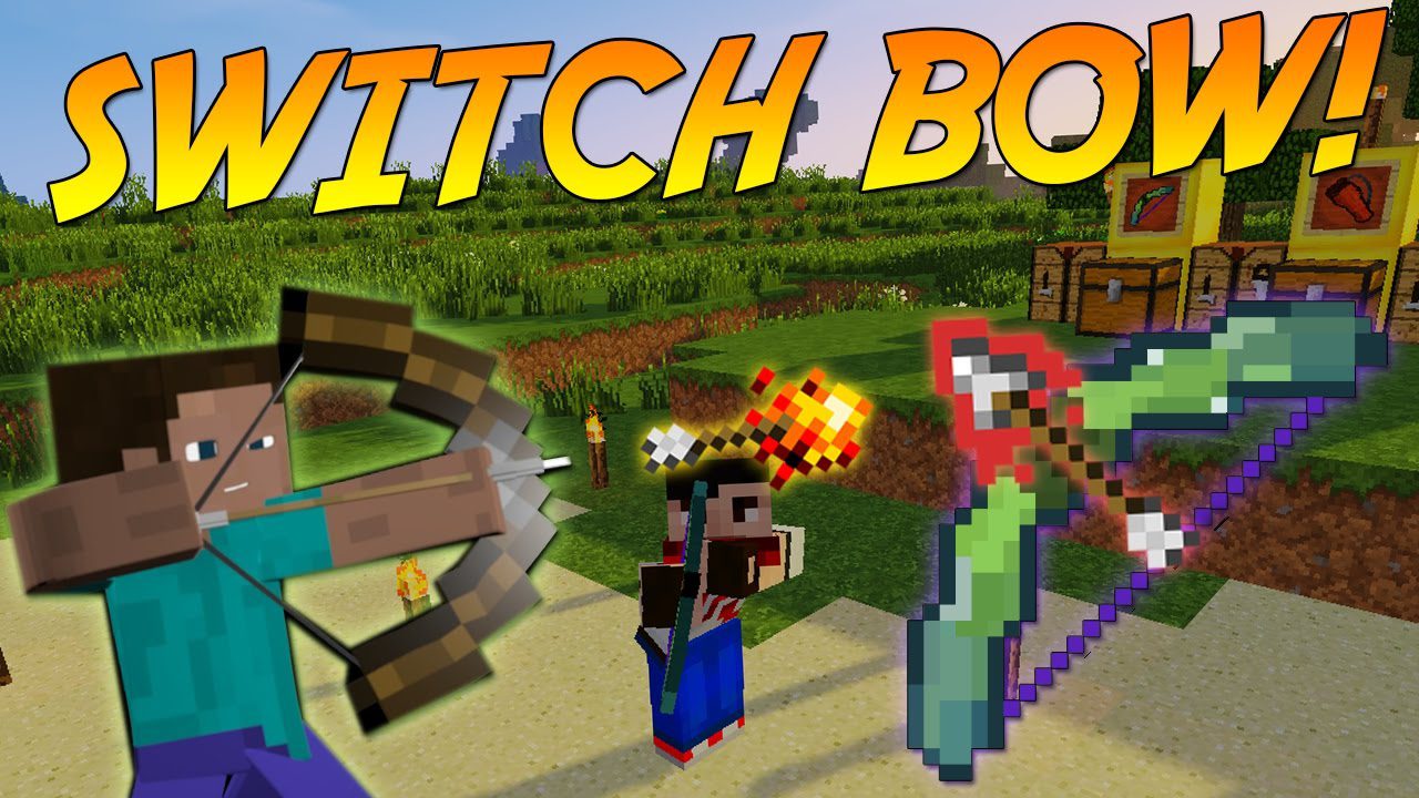 Switch Bow Mod 1 15 2 1 14 4 Epic Bow And Arrows 9minecraft Net