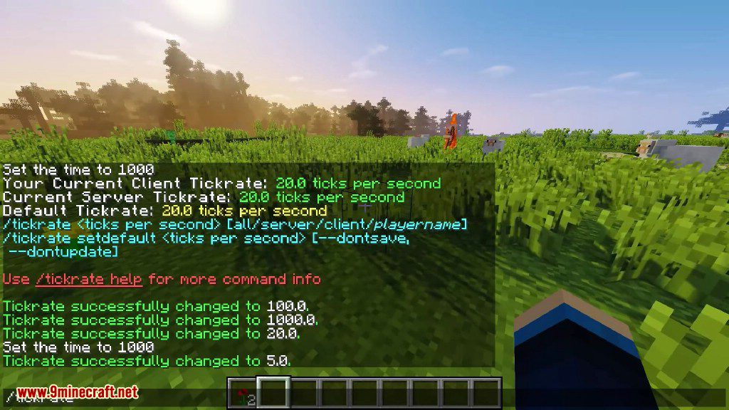 Tickratechanger Mod 1 12 2 1 11 2 Change Game Speed 9minecraft Net