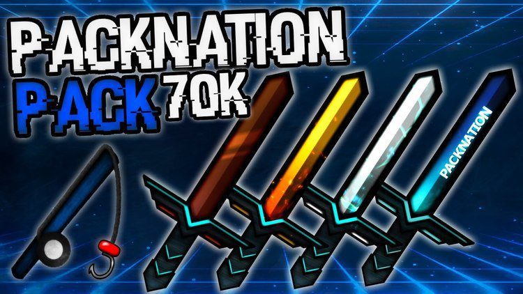 Pack Nation 70k Animated PvP Resource Pack Logo