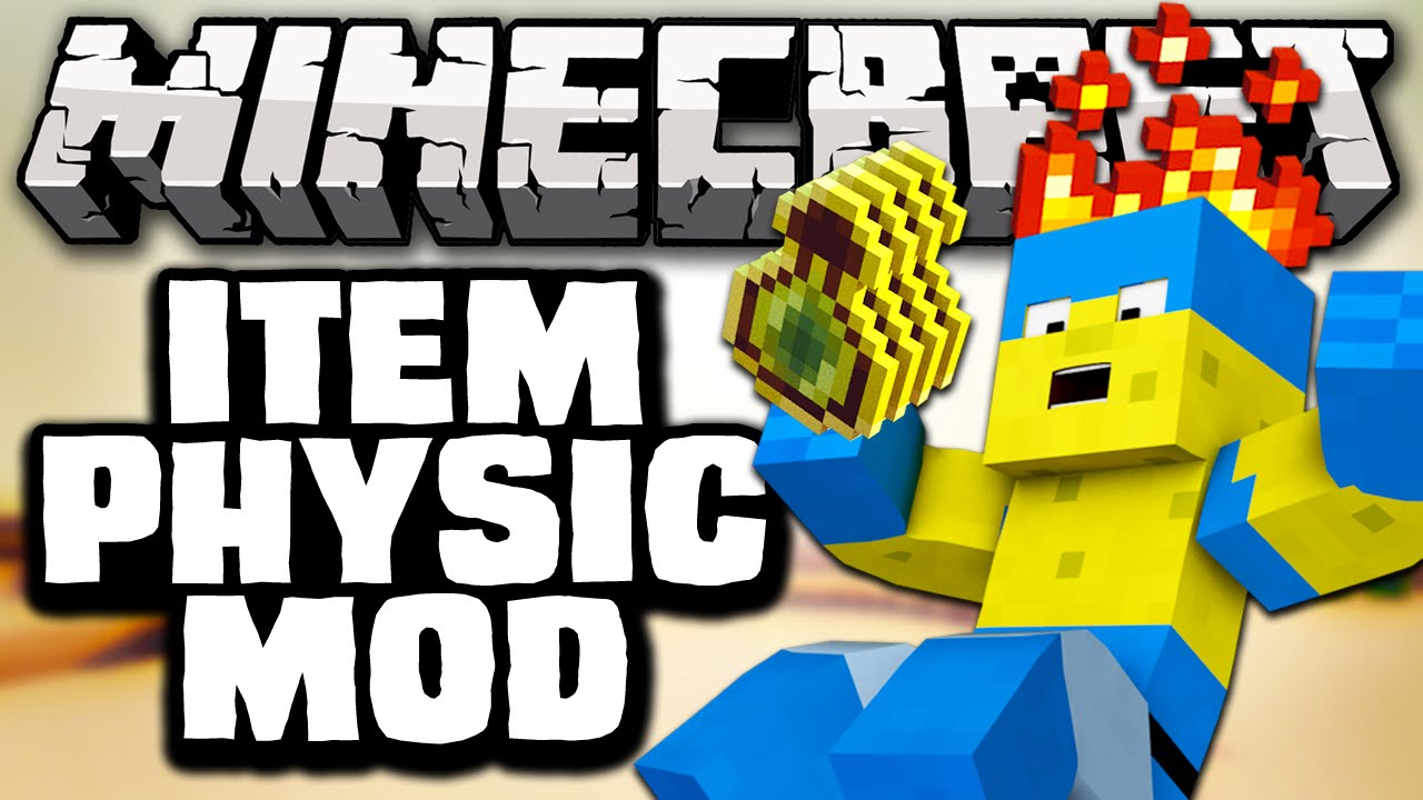 Minecraft ItemPhysic Mod 1.12.2/1.11.2 (Epic Drop Animations) Download
