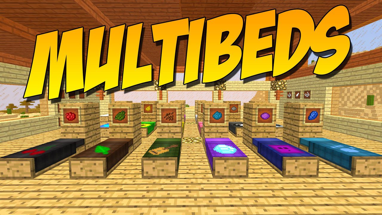 MultiBeds Mod 1.12.1/1.11.2 (Decorating with Different Beds)