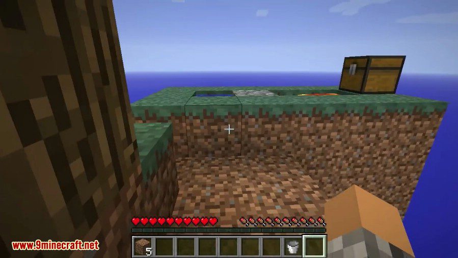 Skyblock Map 1 16 3 Floating Island And Survive 9minecraft Net