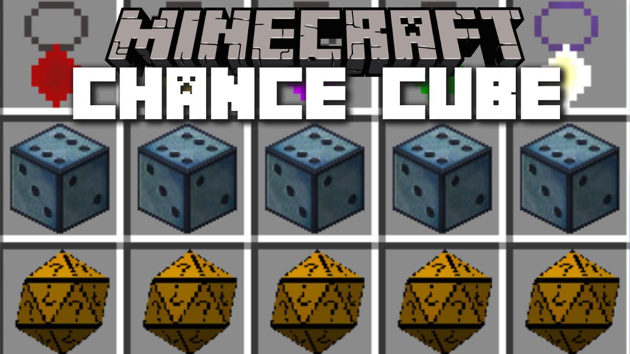 Chance Cubes Mod 1.12.2/1.11.2 (Lucky or UnLucky)