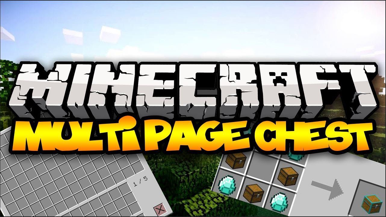 Multi Page Chest Mod 1 12 2 1 11 2 Massive Storage 9minecraft Net