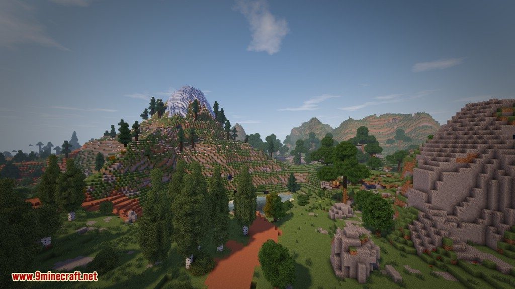 Biome Bundle Mod Biomes 사이의 임의의 산