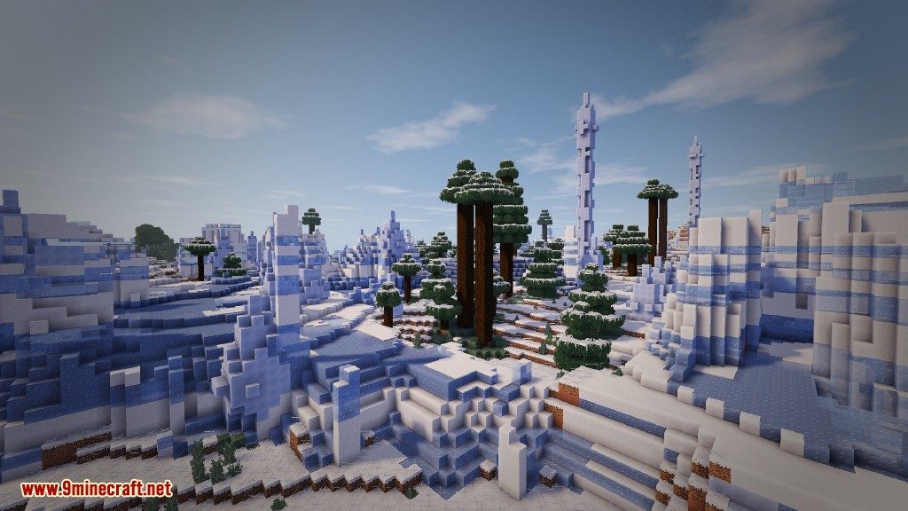 Biome 번들 모드 Snowy Mesa