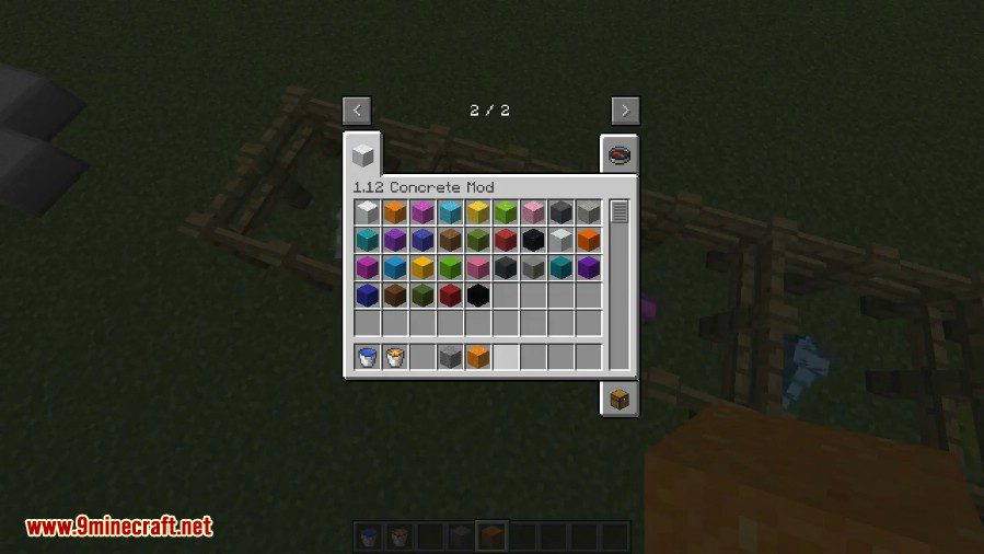 Concrete Mod 1.12.2/1.11.2 (Concrete Powder and Blocks) - 9Minecraft.Net