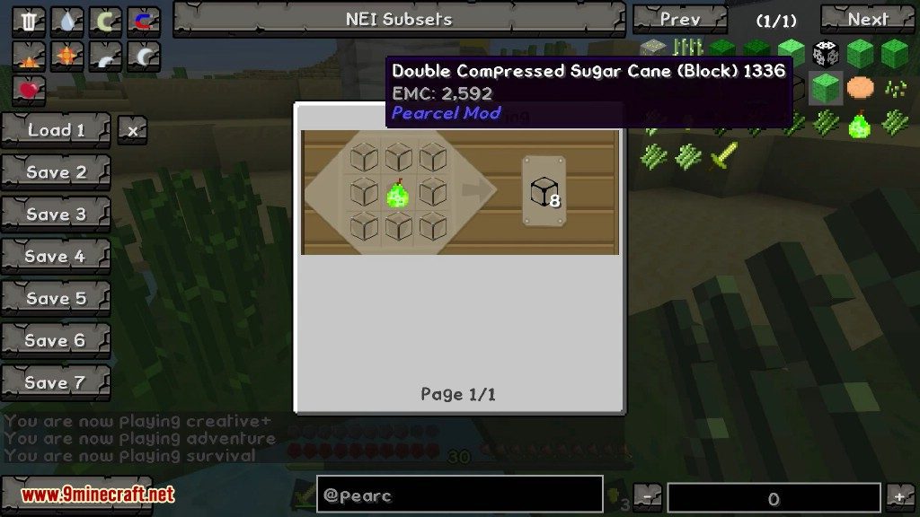 Pearcel Mod Crafting Recipes 6