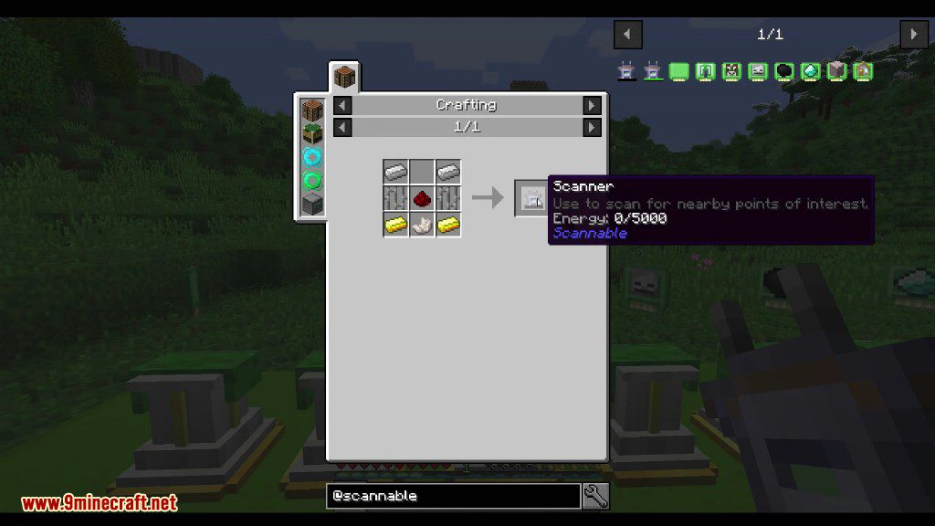 Scannable Mod Crafting Recipes 1