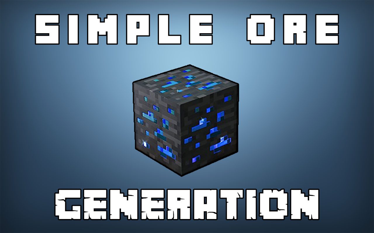Simple Ore Generation Mod