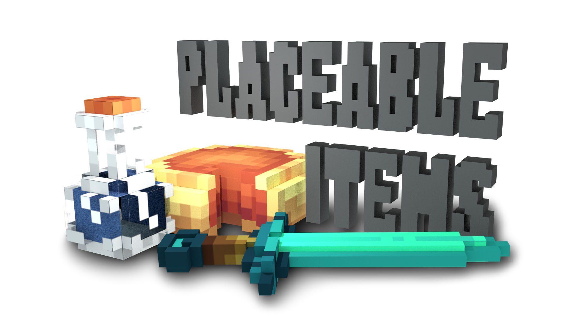 Placeable Items Mod 스크린 샷 1