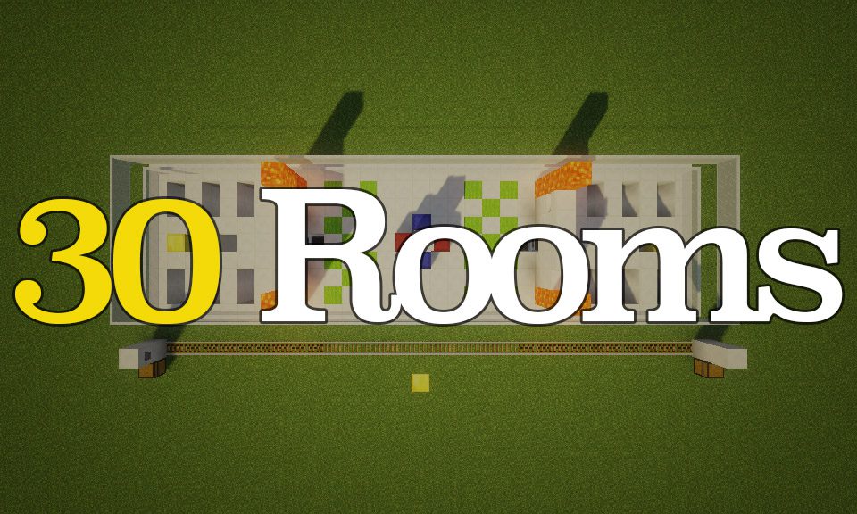 30 Rooms Map 1.12.2/1.12 for Minecraft