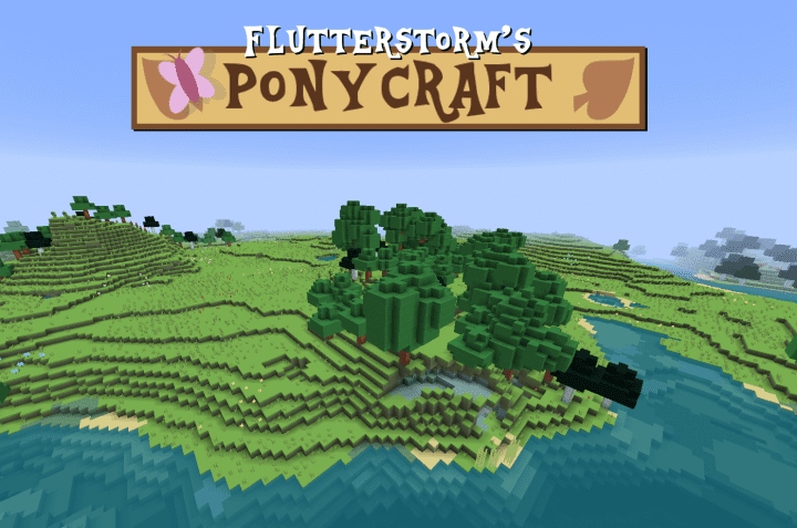 Minecraft Flutterstorm’s PonyCraft Resource Pack 1.12.2/1.11.2 Download