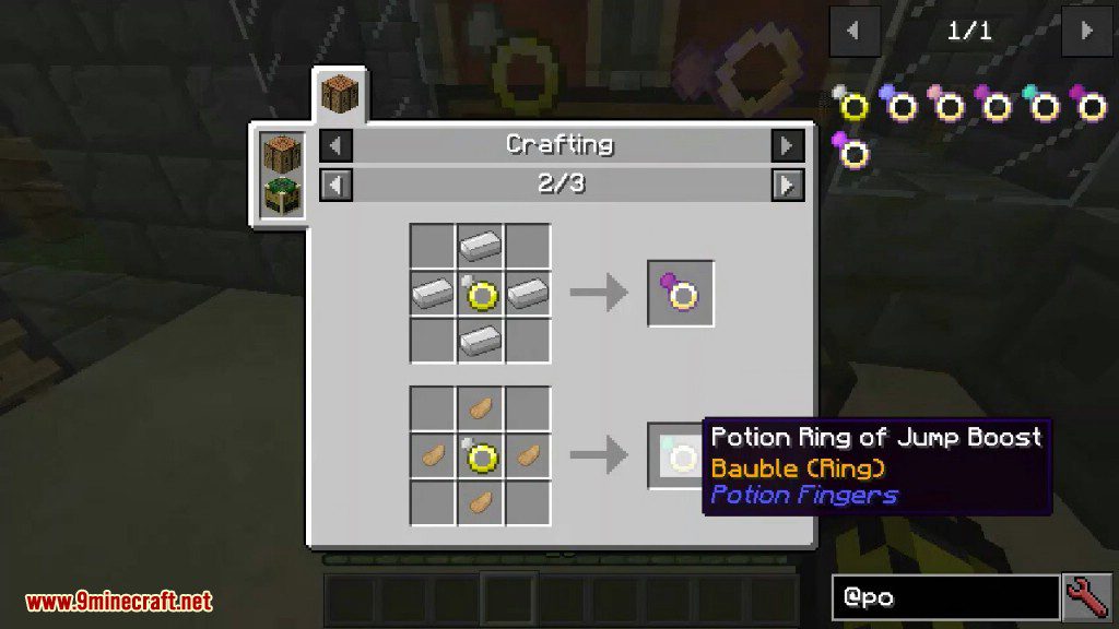 Potion Fingers Mod Crafting Recipes 5