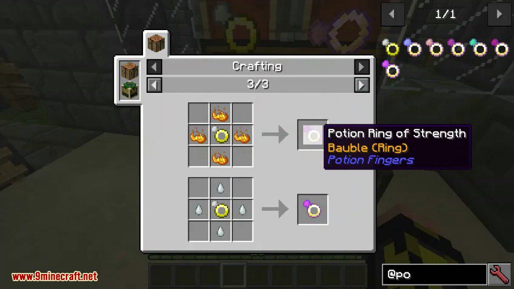 Potion Fingers Mod Crafting Recipes 6