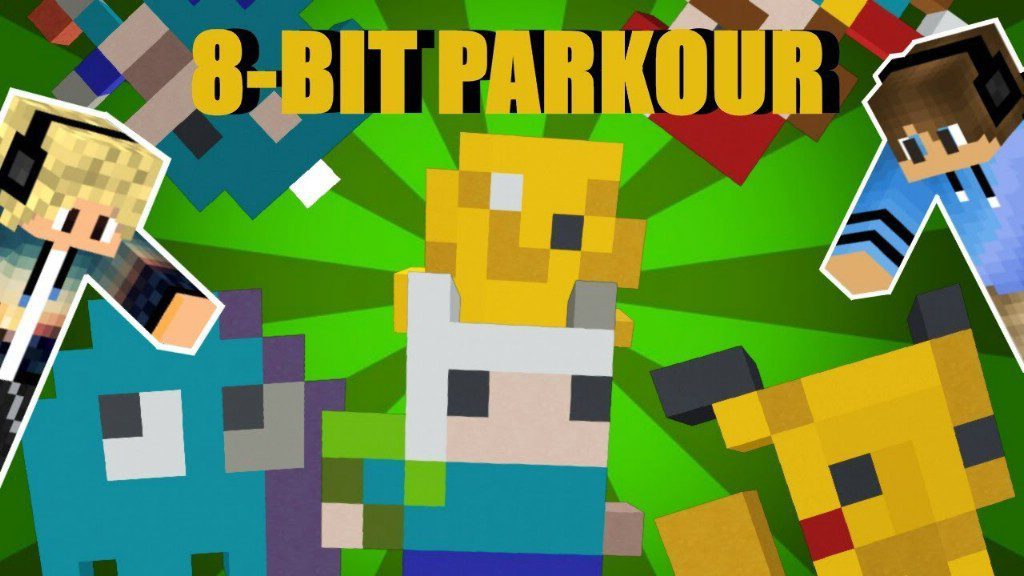 8-Bit Parkour Map 1.12.2/1.12 Download
