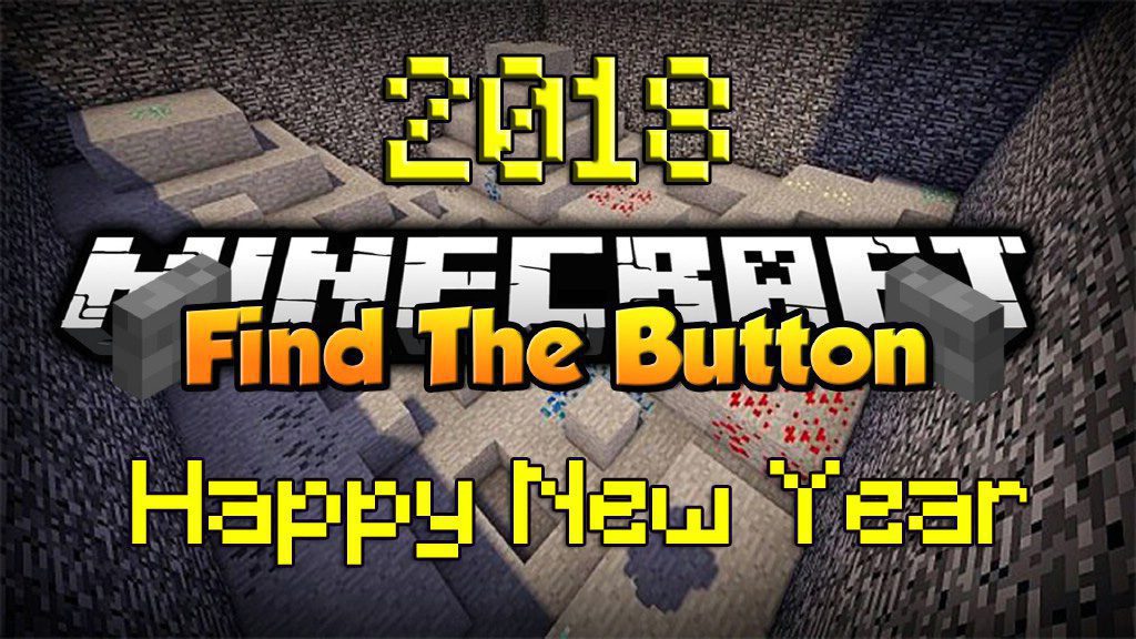 Find the Button Happy New Year 2018 Map 1.12.2/1.12 Download