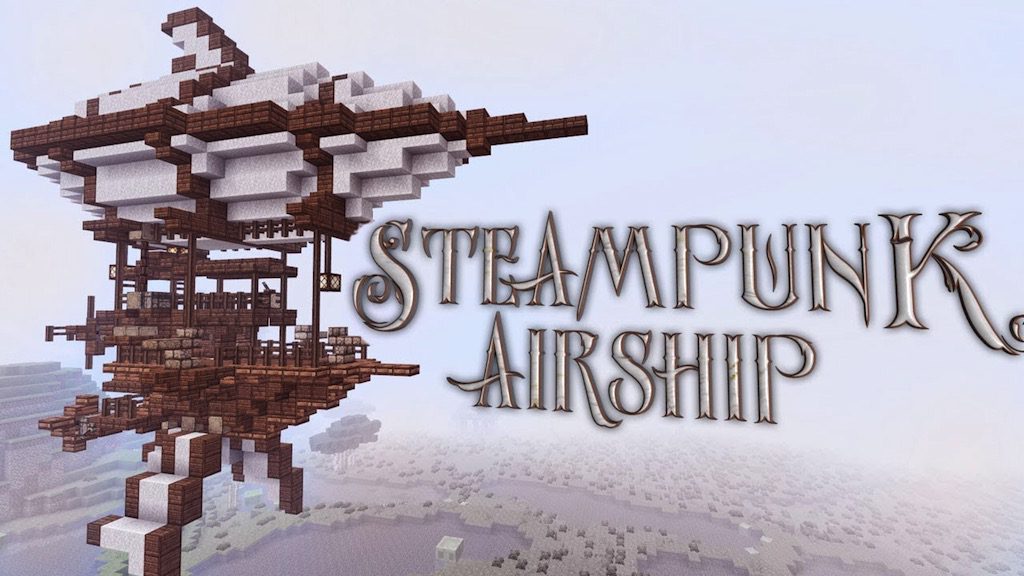 Steampunk Airship Map 1 12 2 1 12 For Minecraft 9minecraft Net