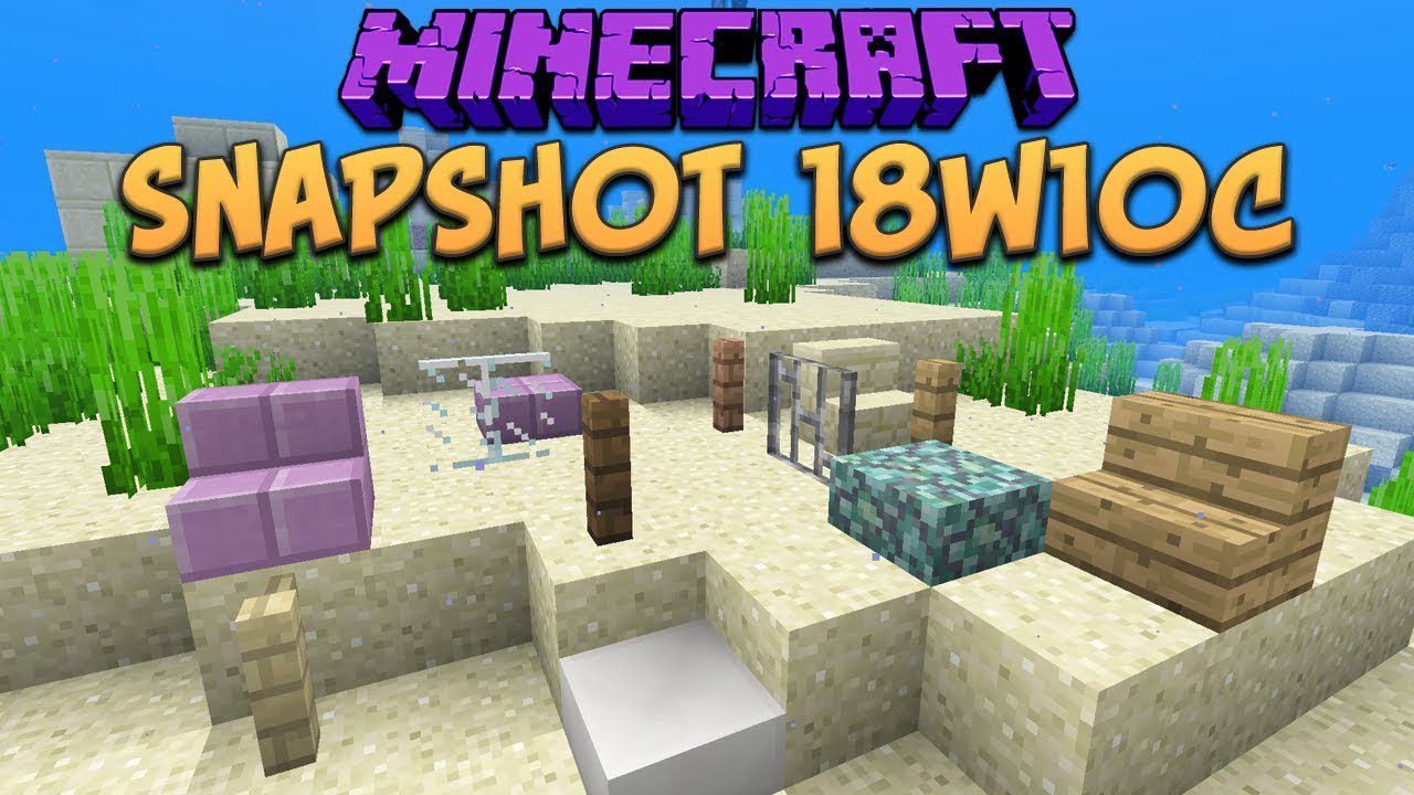 Minecraft 1 13 Snapshot 18w10c New Water Physics 9minecraft Net