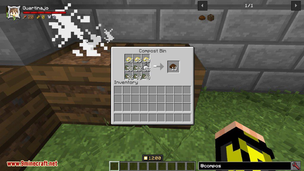 Composter Mod 1.12.2 (Compost Stuff) - 9Minecraft.Net