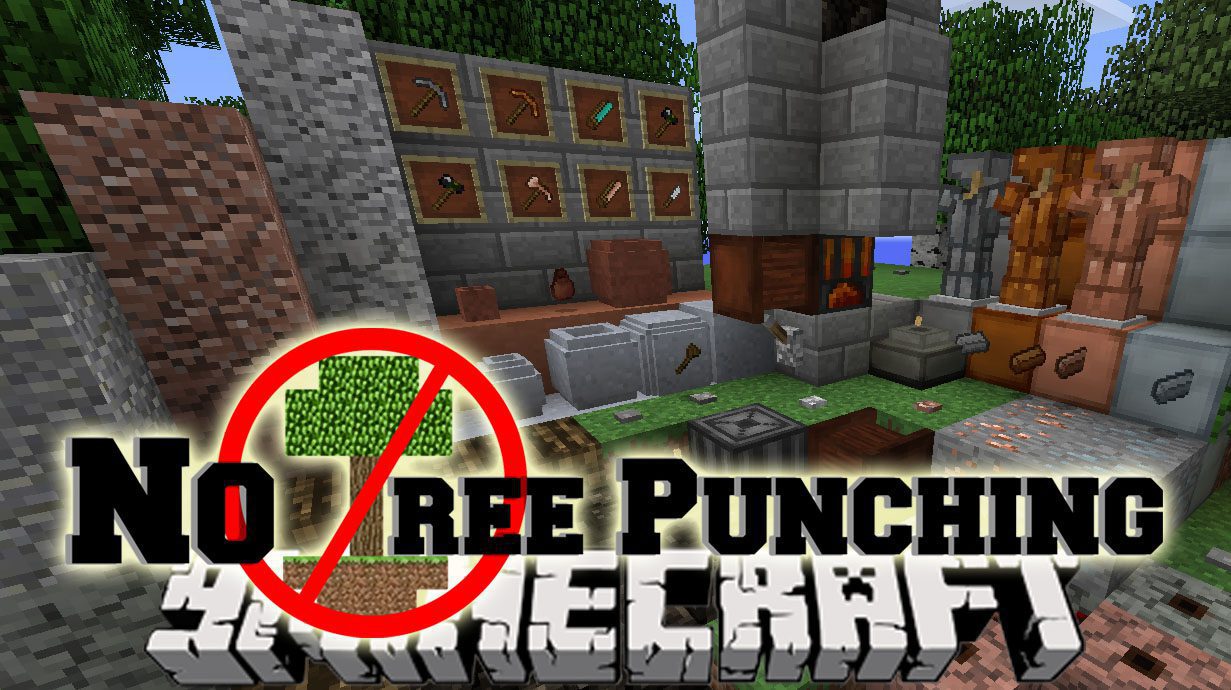 No Tree Punching Mod 1 16 3 1 15 2 A Bit Of Realism To The Early Game 9minecraft Net