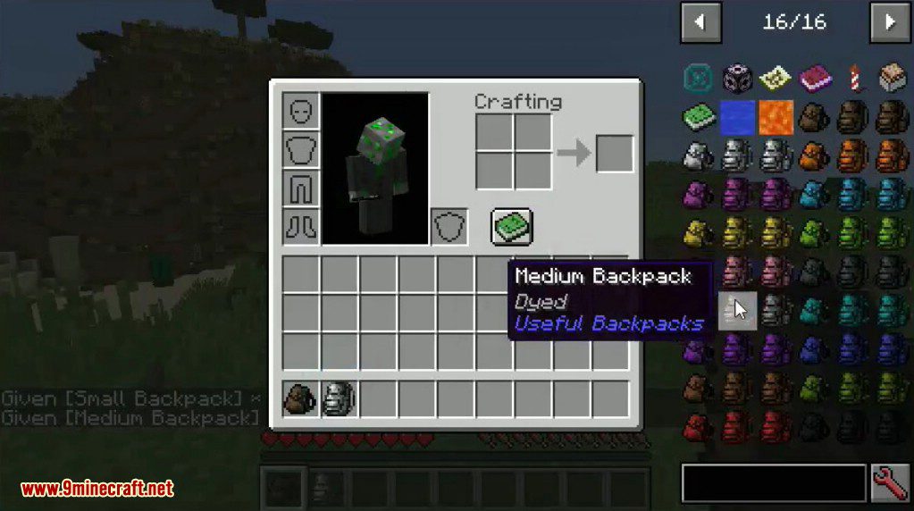 Useful Backpacks Mod 1 16 3 1 15 2 Need More Inventory Storage 9minecraft Net