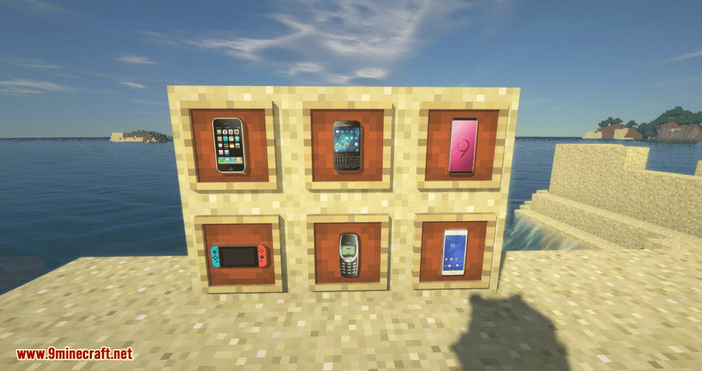 Phonesalpha Mod 1 12 2 Realistic Iphone Samsung Oppo 9minecraft Net