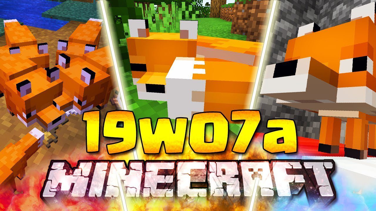 Minecraft 1 14 Snapshot 19w07a New Foxes Are Here 9minecraft Net