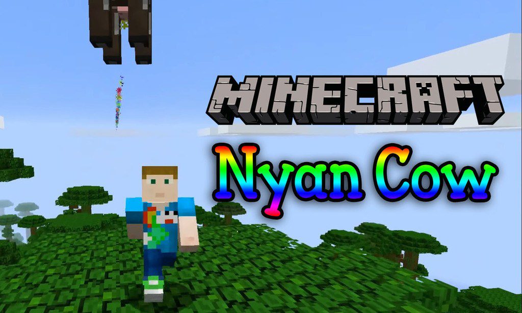 Nyan Cow mod for minecraft logo