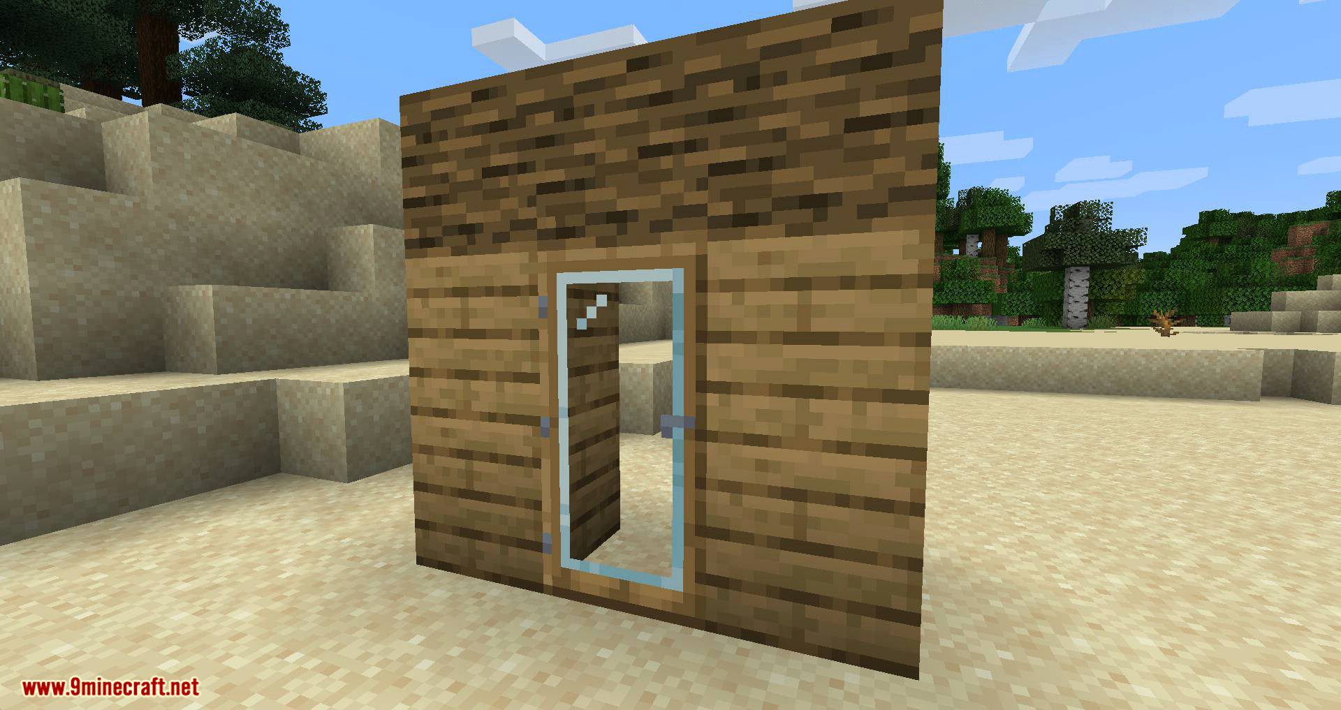 Modern Glass Doors Mod 1 16 3 1 15 2 Prettier Glass Doors For Fabric 9minecraft Net